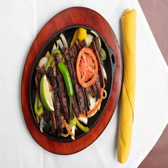 Beef Specialty Fajitas.